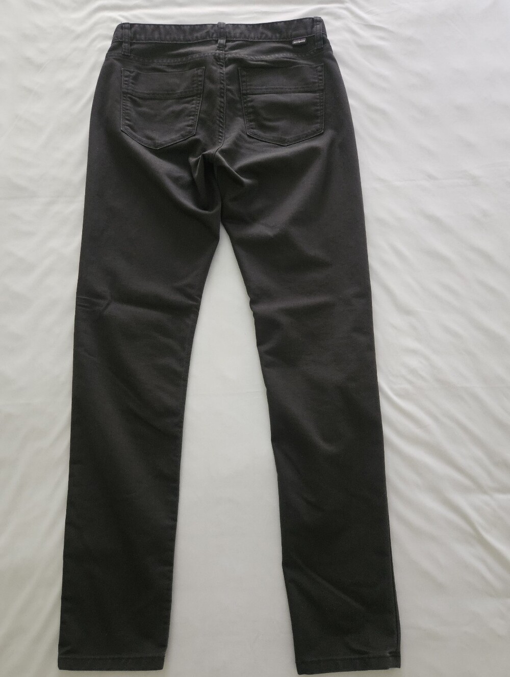 Patagonia Pinyon Pines Pants Charcoal Gray Organic Cotton Twill Size 4 - Picture 3 of 13